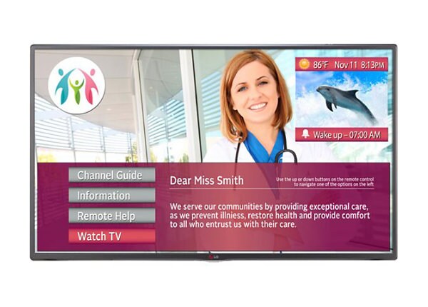 LG 32LY560M - 32" Healthcare Patient Room Television with Integrated Pro:Id