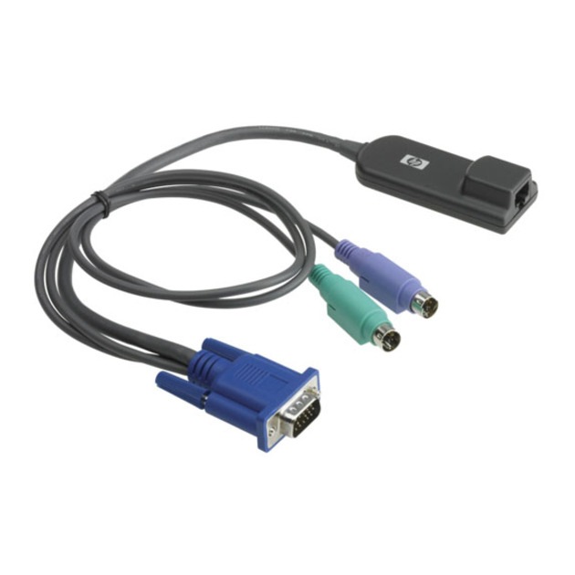 Thumbnail 2 of 3 for HPE USB 2.0 Virtual Media CAC Interface Adapter - video/USB extender
