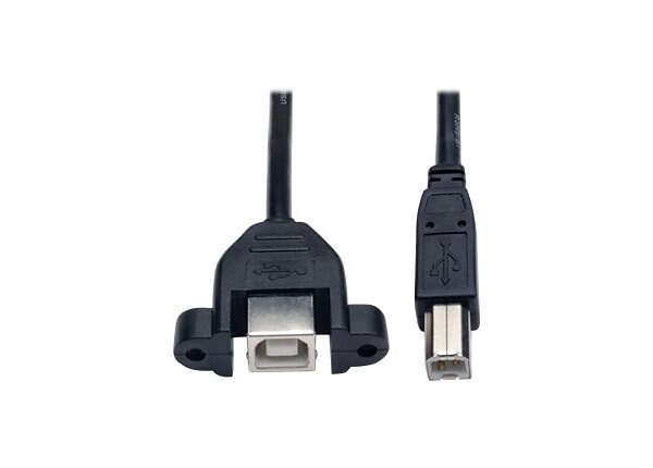 TRIPP 1FT PANEL MOUNT USB 2.0 E-CBL