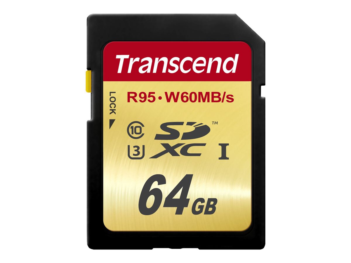 TRANSCEND 64GB SDXC UHS-I U3