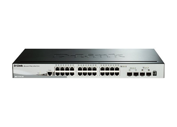 D-Link SmartPro DGS-1510-28 - switch - 28 ports - managed - rack-mountable