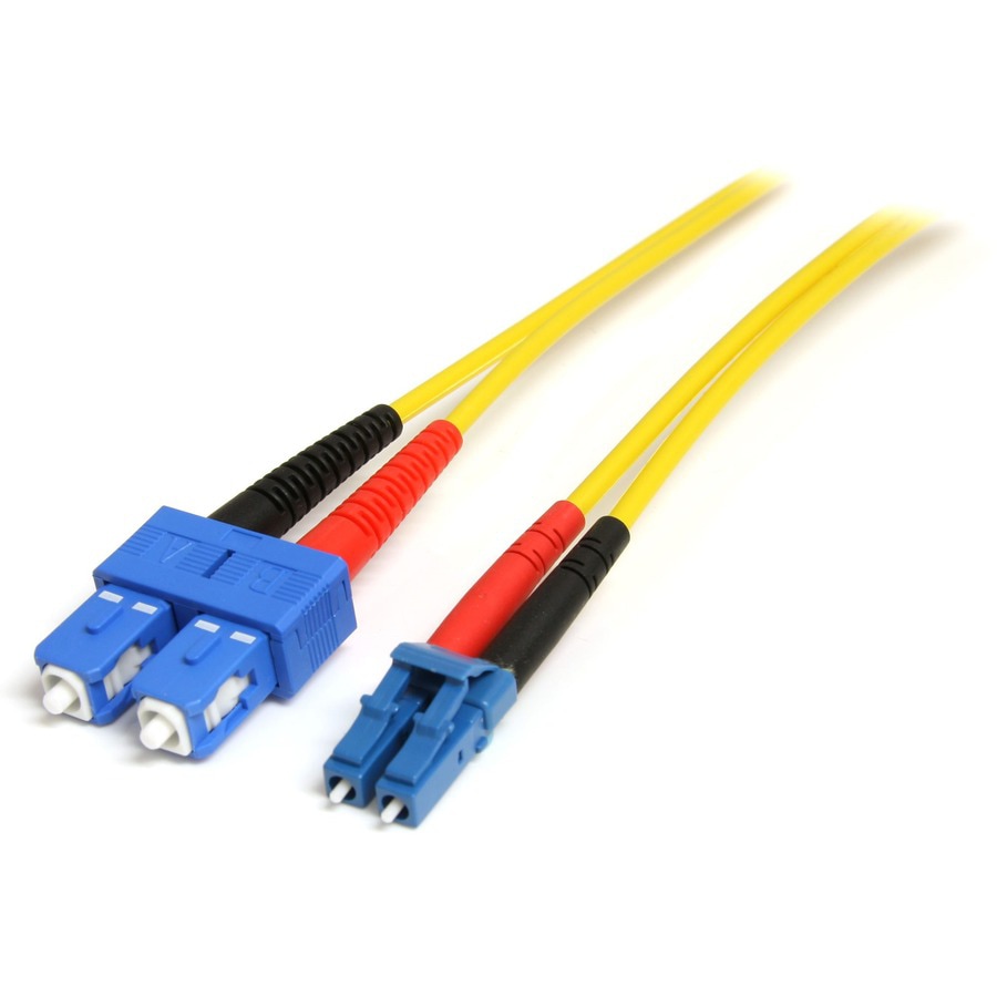 StarTech 10m Fiber Optic Cable - Single-Mode Duplex 9/125 LSZH Fiber Jumper Cord - LC/SC