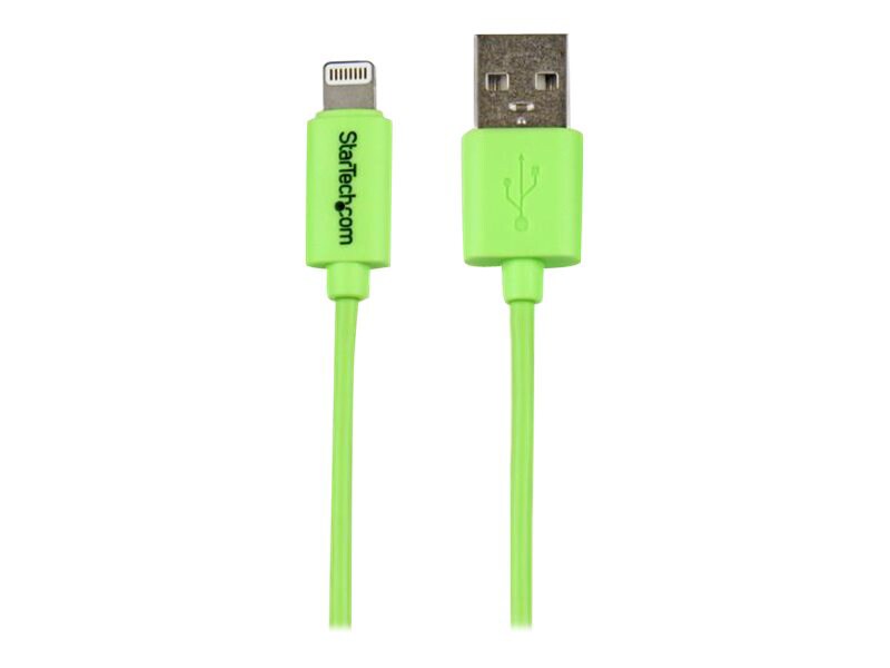 StarTech.com 1m / 3 ft Green Apple 8-pin Lightning to USB Cable iPhone iPad