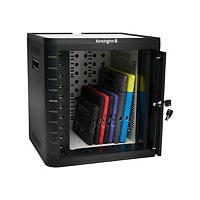 Kensington Charge & Sync Cabinet, Universal Tablet cabinet unit - for 10 tablets - black
