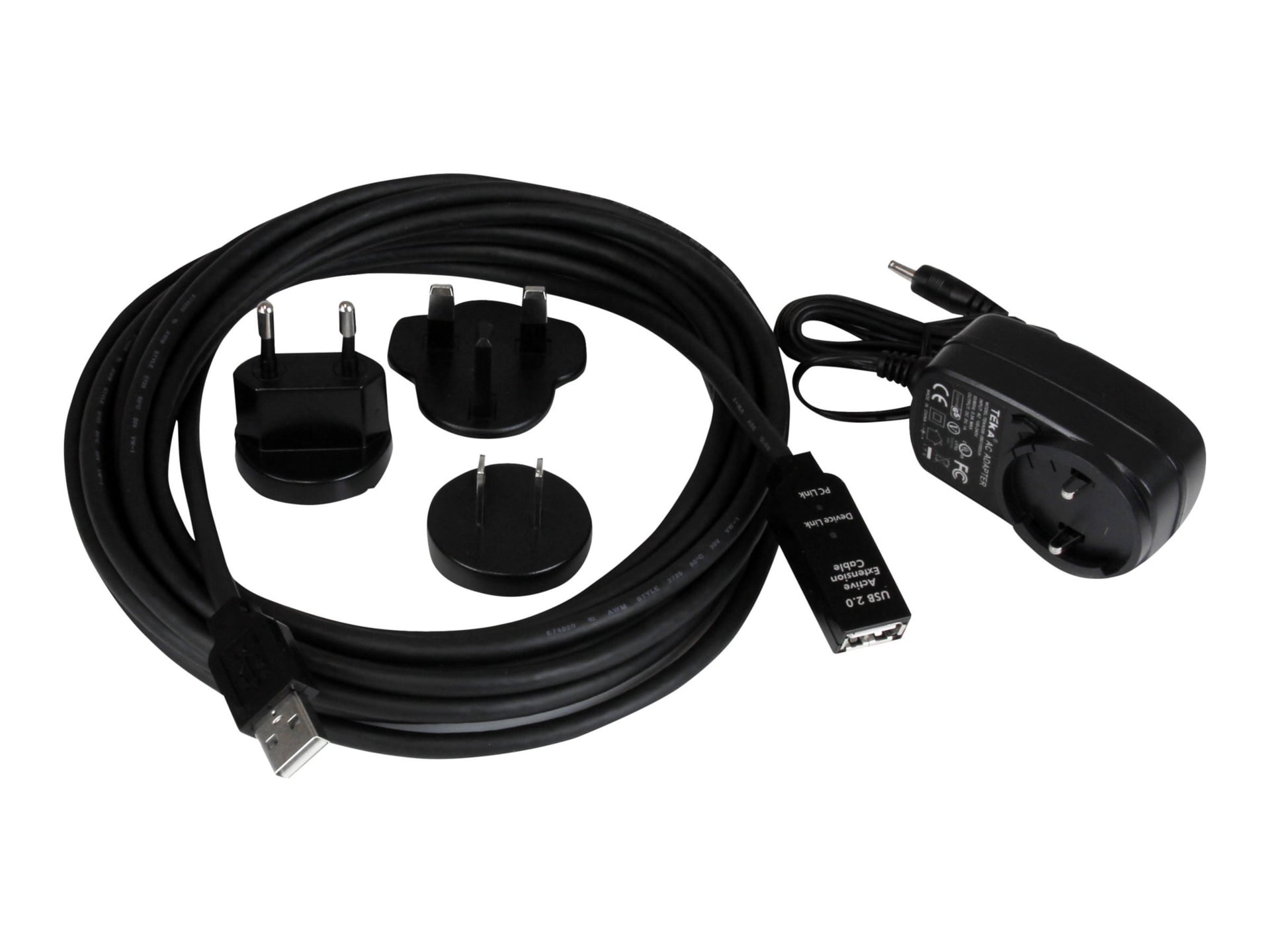 StarTech.com 5m USB 2.0 Active Extension Cable - M/F - Long USB Cable