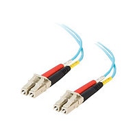 C2G 25m LC-LC 10Gb 50/125 Duplex Multimode OM3 Fiber Cable - Aqua - 82ft - network cable - 25 m - aqua