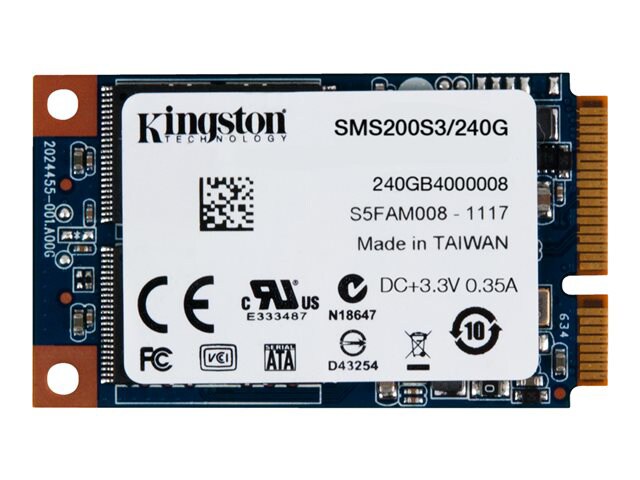 Kingston SSDNow mS200 - solid state drive - 240 GB - SATA 6Gb/s