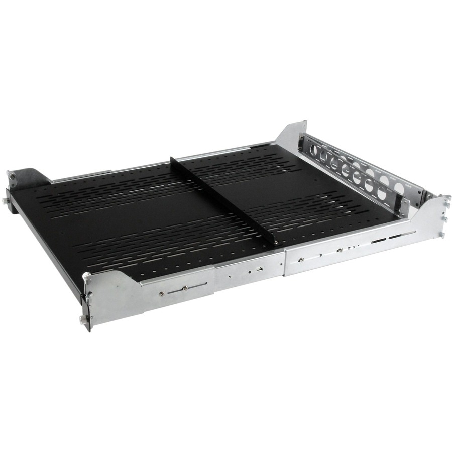 StarTech.com 2U Vented Sliding Rack Shelf w/ Cable Management Arm & 27.7 to