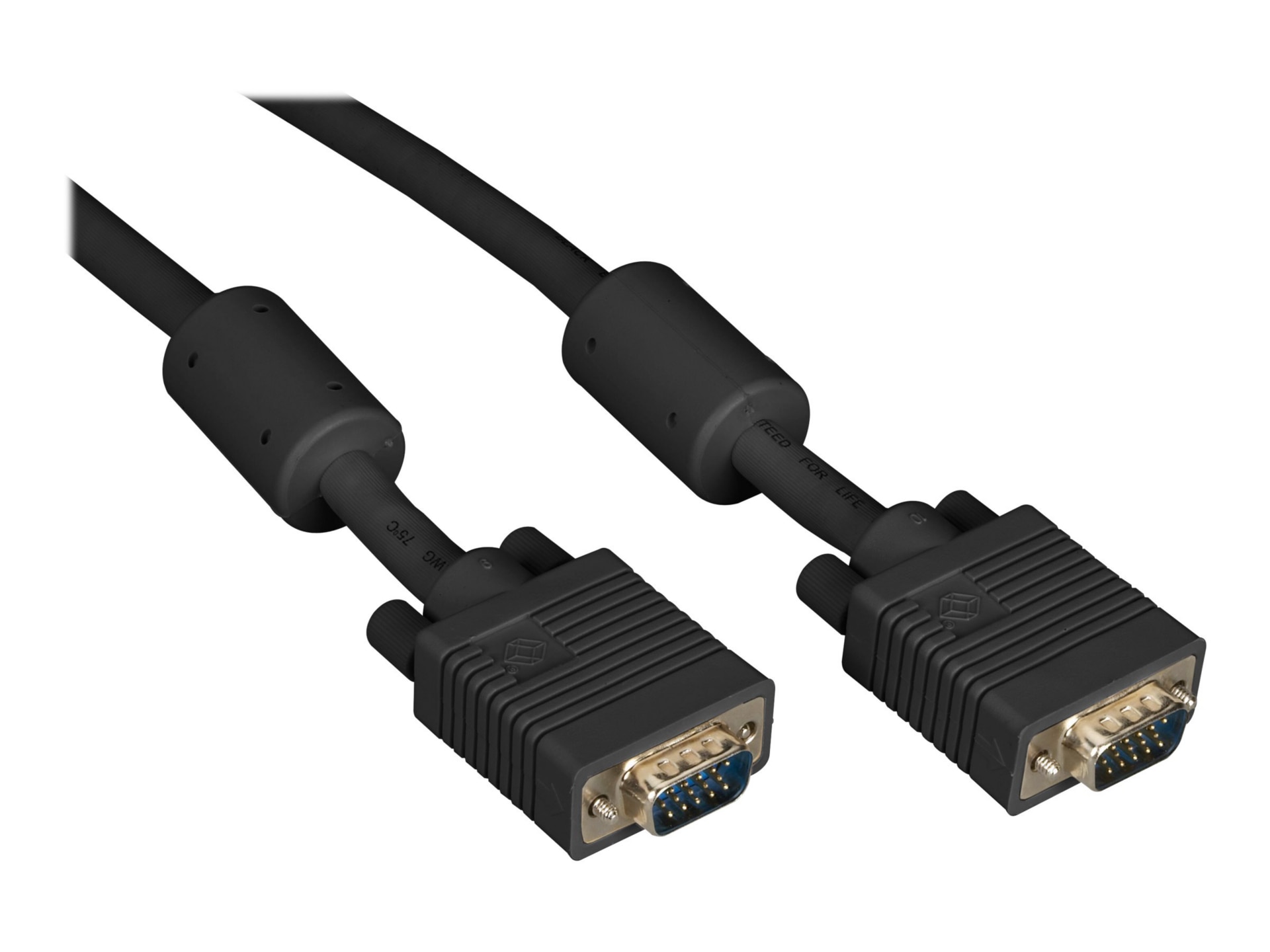 Black Box VGA Video Cables with Ferrite Core VGA cable - 3 ft