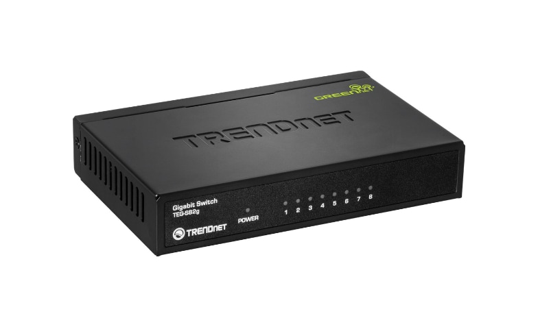 TRENDnet TEG S82g 8-Port Gigabit GREENnet Switch - switch - 8