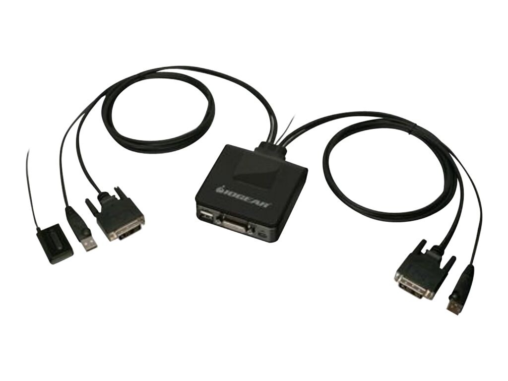 Iogear USB DVI Cable KVM Switch 2-Port