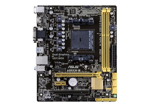 ASUS A88XM-E - motherboard - micro ATX - Socket FM2+ - AMD A88X