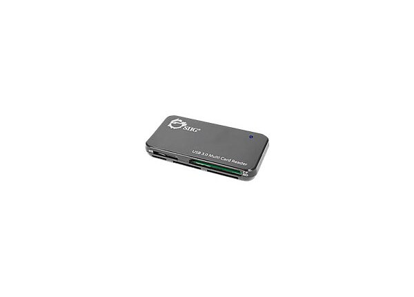 SIIG USB 3.0 Multi Card Reader - card reader - USB 3.0