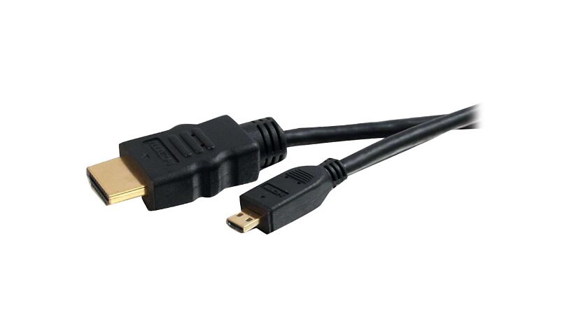 C2G 1.5m High Speed HDMI to HDMI Micro Cable with Ethernet (4.9ft) - HDMI c