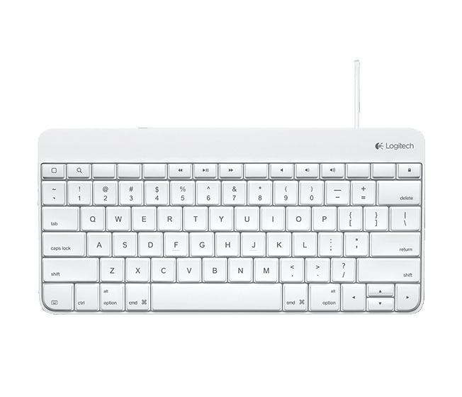 Thumbnail 2 of 4 for Logitech Wired Keyboard for iPad - Lightning Connector - keyboard - English