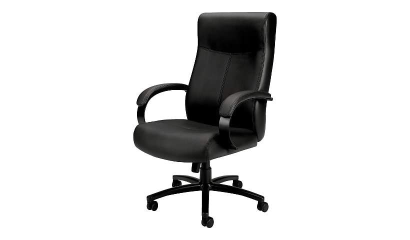 basyx by HON HVL685 - chair - leather - black