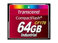 Transcend CF170 Industrial - flash memory card - 64 GB - CompactFlash