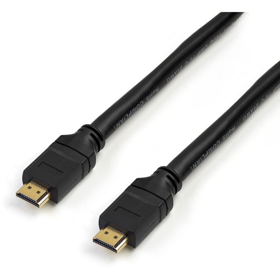 StarTech.com 35ft In Wall Plenum Rated HDMI Cable, 4K High Speed Long HDMI