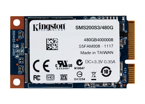 Kingston SSDNow mS200 - solid state drive - 480 GB - SATA 6Gb/s