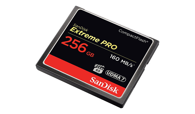 SanDisk Extreme Pro - flash memory card - 256 GB - CompactFlash