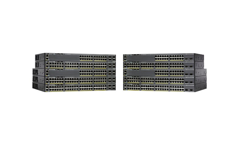 Cisco Catalyst 2960X-24PS-L - switch - 24 ports - managed - rack-mountable  - WS-C2960X-24PSL-RF - Ethernet Switches - CDW.com