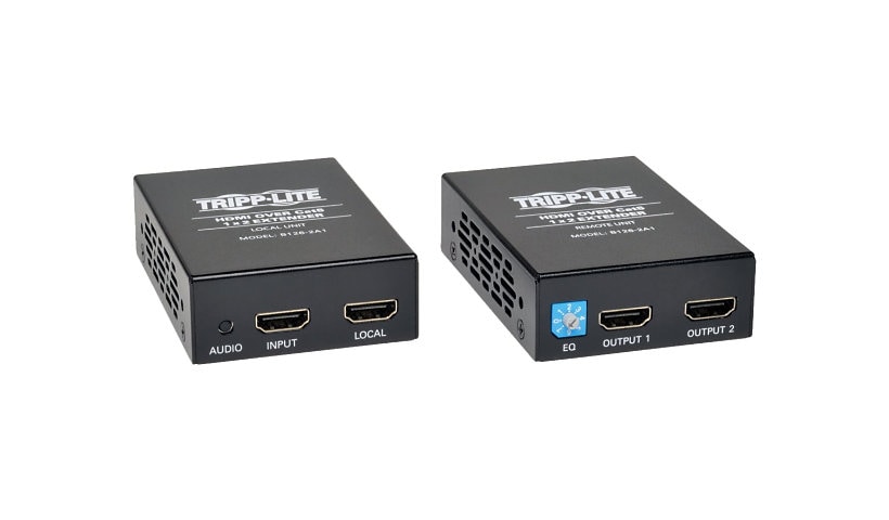 Tripp Lite HDMI over Cat5 Cat6 Video Extender Transmitter & Receiver TAA - video/audio extender