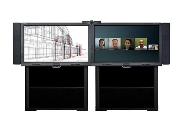 SMART Room System for Microsoft Lync for medium rooms with dual panels - video conferencing kit