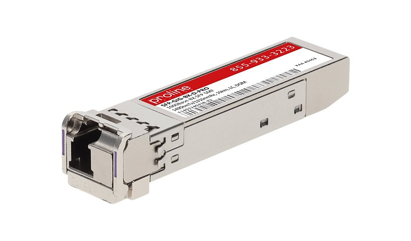 Proline Alcatel SFP-GIG-BX-D Compatible SFP TAA Compliant Transceiver - SFP (mini-GBIC) transceiver module - GigE