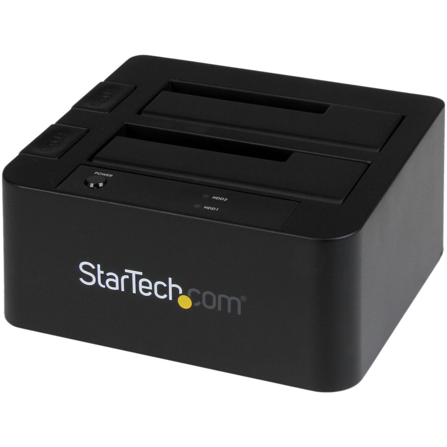 Etablere laser Descent StarTech.com 2-Bay USB/eSATA to SATA Hard Drive Docking Station, SSD/HDD -  SDOCK2U33EB - -