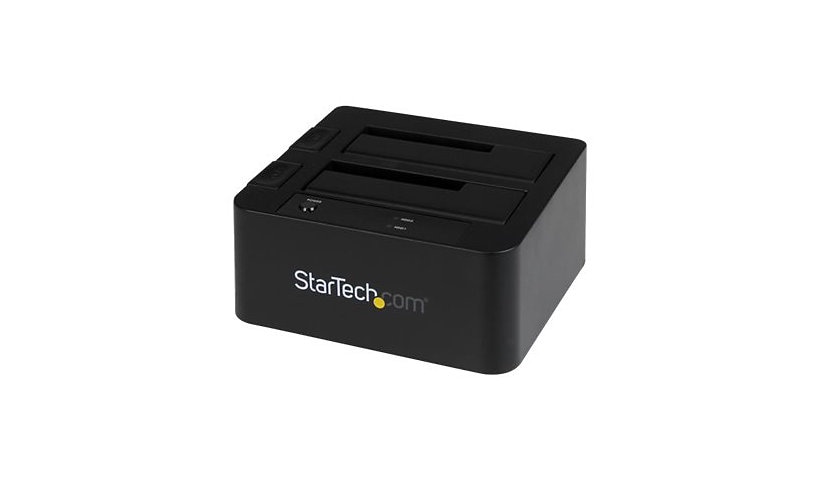 StarTech.com 2-Bay USB/eSATA to SATA Hard Drive Docking Station, SSD/HDD