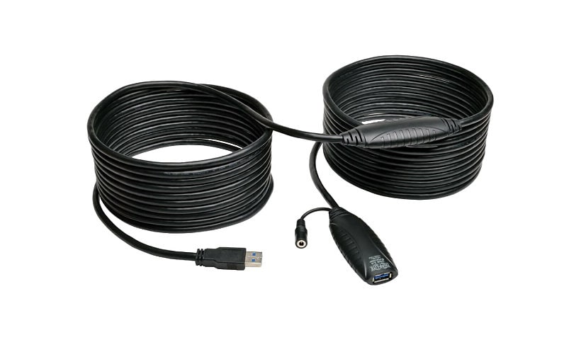 Tripp Lite 10M USB 3.0 SuperSpeed Active Extension Repeater Cable M/F 33ft 33' 10 Meter - USB extension cable - USB Type
