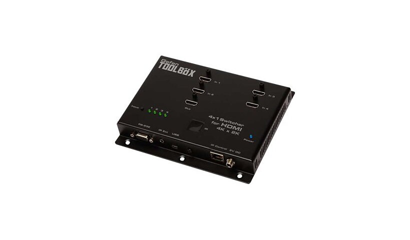 GefenToolBox 4x1 Switcher for HDMI 4Kx2K - video/audio switch - 4 ports