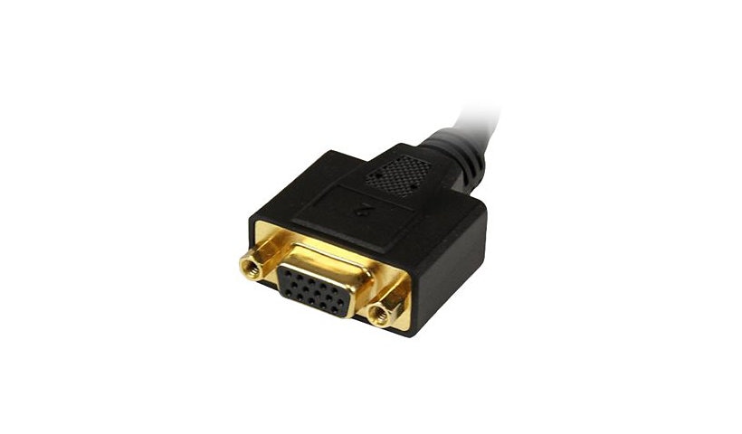 StarTech.com 8in Wyse DVI Splitter Cable - DVI-I to DVI-D and VGA - M/F