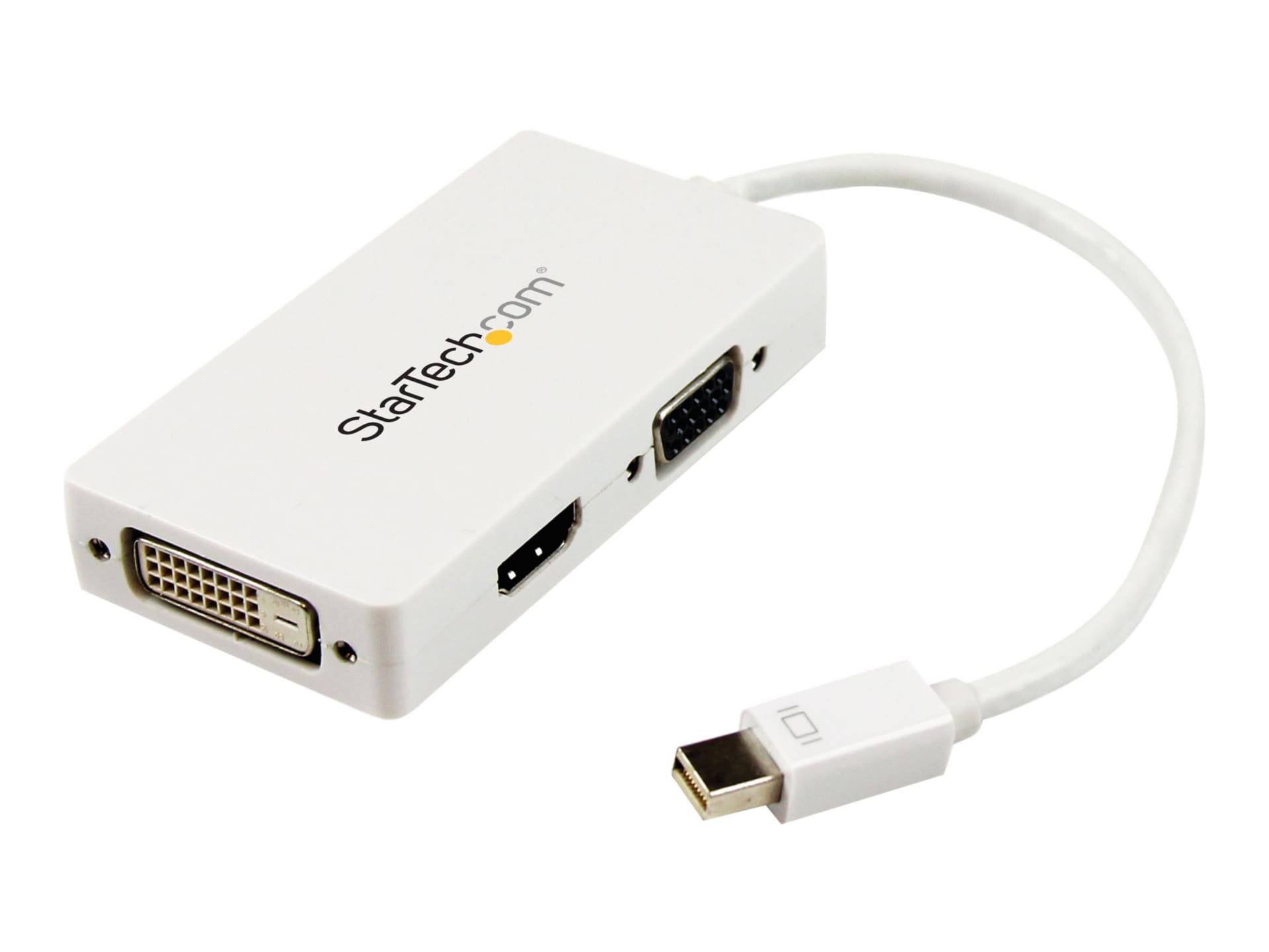 Betsy Trotwood Tekstforfatter Juster StarTech.com 3-in-1 Mini DisplayPort Adapter - mDP to VGA, DVI-D or HDMI -  MDP2VGDVHDW - Monitor Cables & Adapters - CDW.com