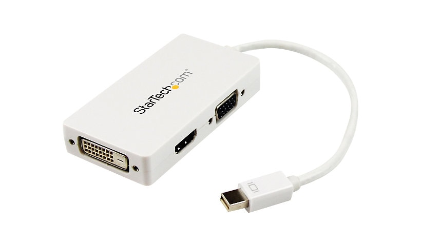 StarTech.com 3-in-1 Mini DisplayPort Adapter - mDP to VGA, DVI-D or HDMI