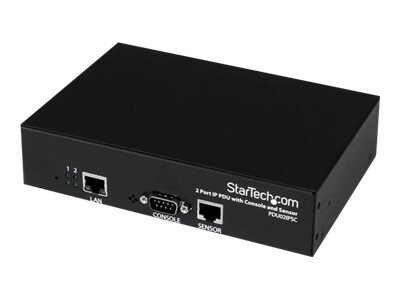 StarTech.com 2 Port Managed Switched IP PDU w/ RS232 Console & Sensor Ports