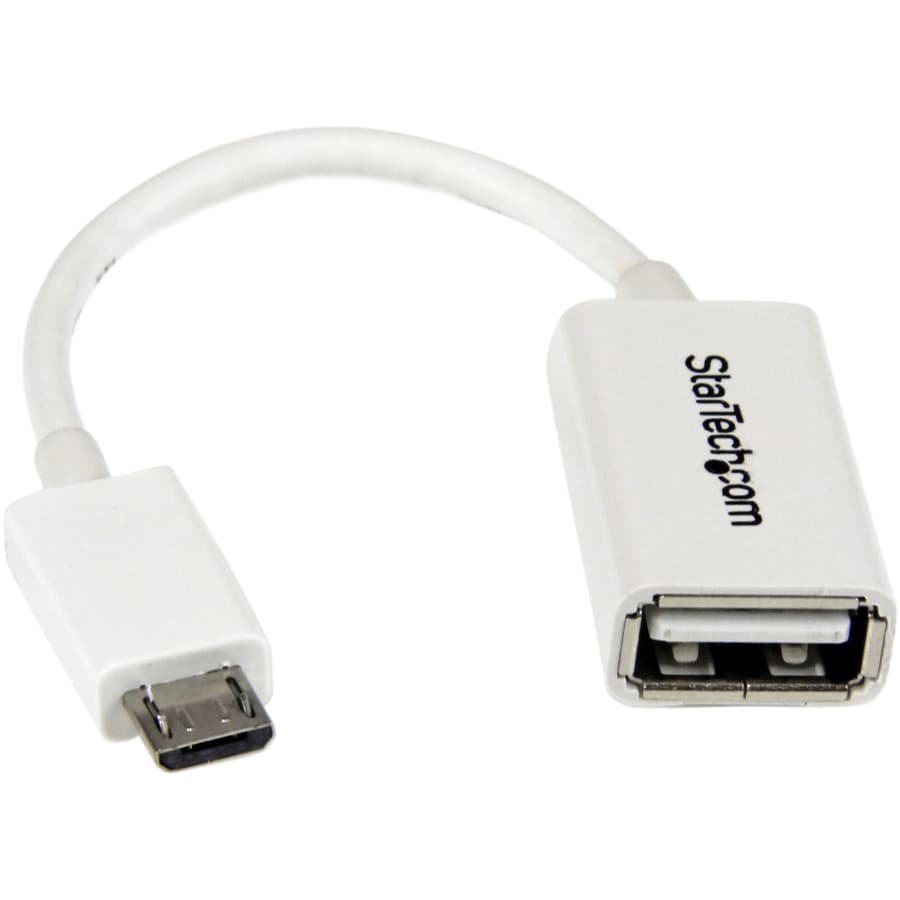 StarTech.com 5in White Micro USB USB Host M/F - UUSBOTGW - Cables - CDW.com