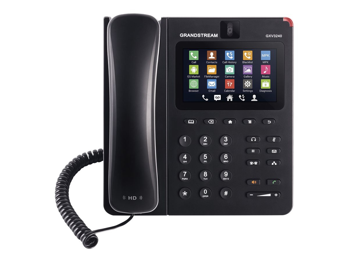 Grandstream GXV3240 Multimedia - IP video phone - 6-way call capability