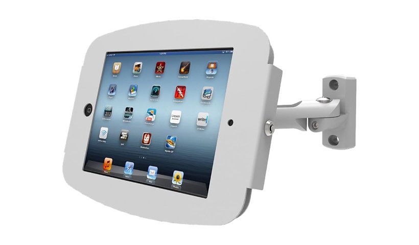 Compulocks Space Swing Arm iPad 9.7" Wall Mount White - enclosure - Anti-Theft - for tablet