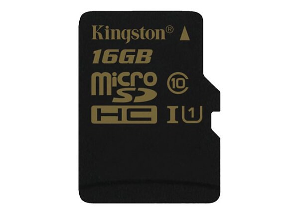 Kingston - flash memory card - 16 GB - microSDHC UHS-I