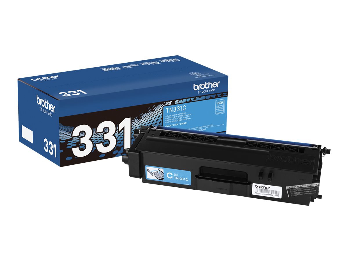 Brother TN331C - cyan - original - toner cartridge