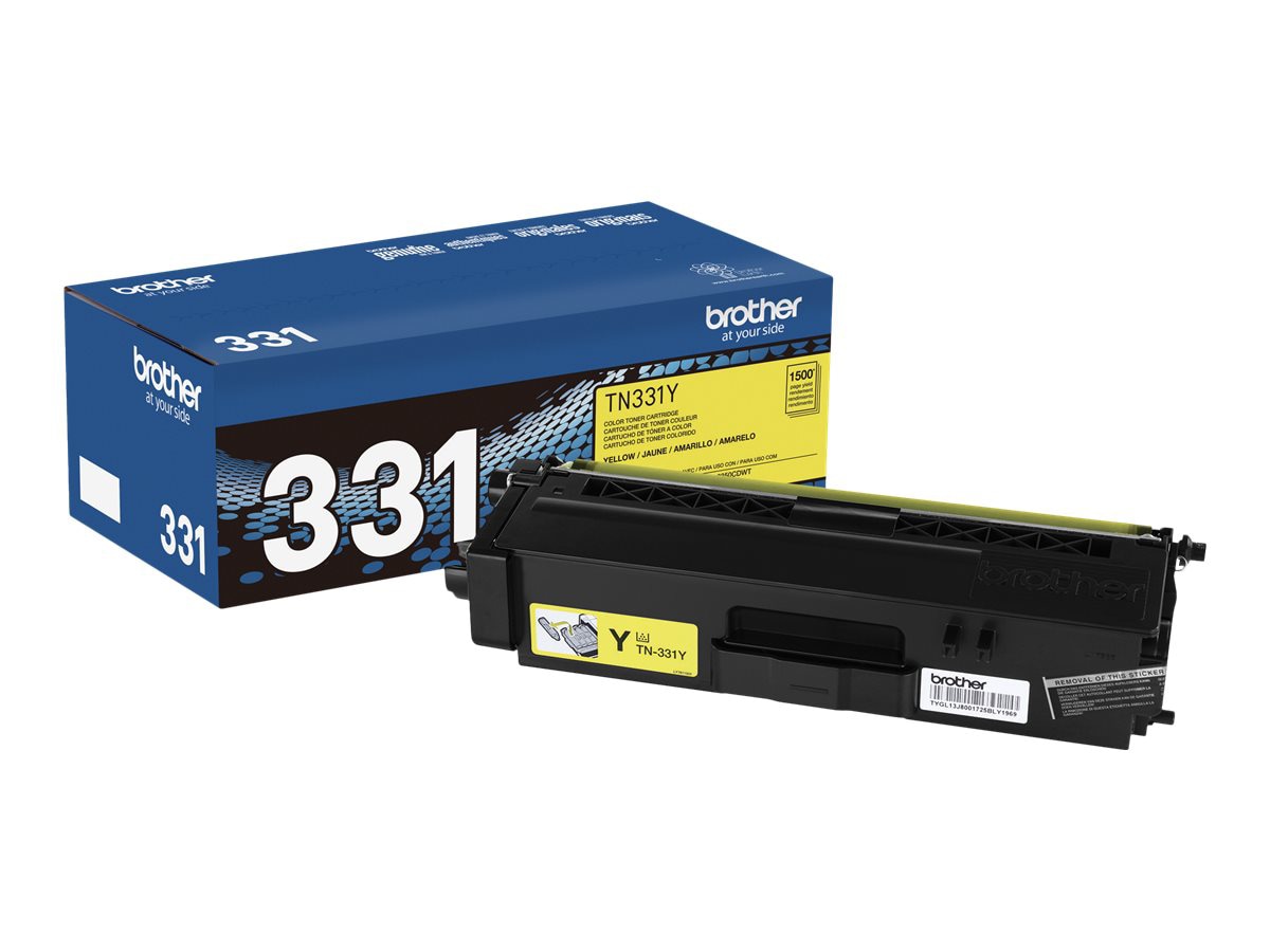 Brother TN331Y - yellow - original - toner cartridge