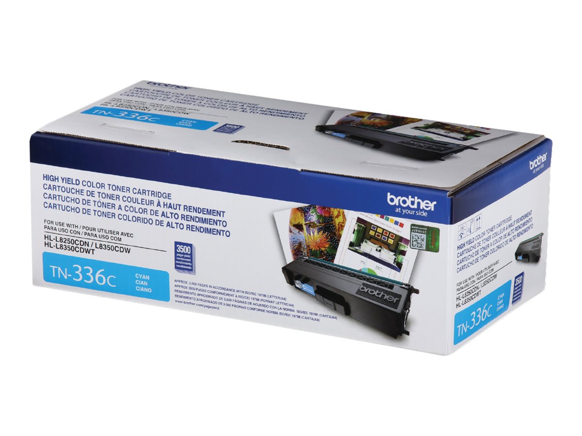 Brother TN336C - High Yield - cyan - original - toner cartridge