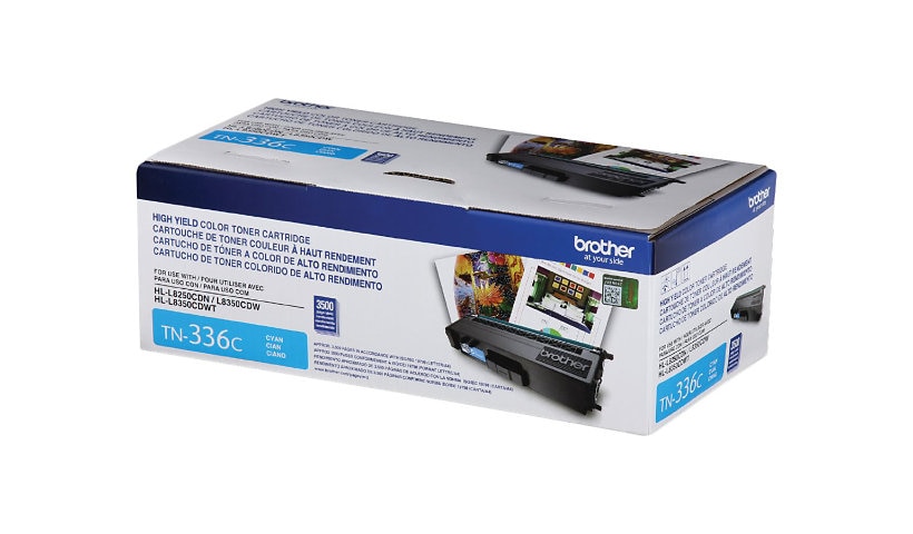 Brother TN336C - High Yield - cyan - original - toner cartridge