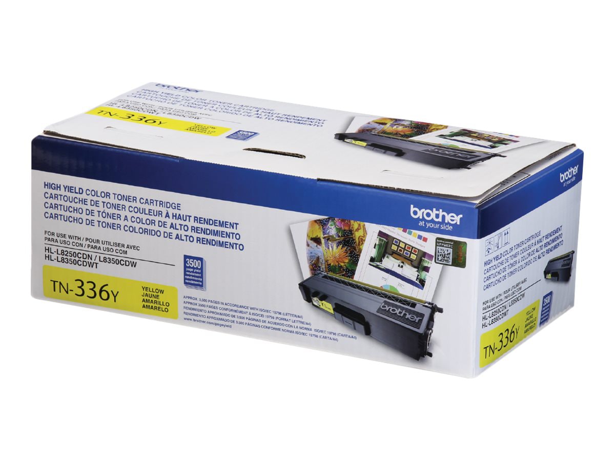 Brother TN-336Y - High Yield - yellow - original - toner cartridge