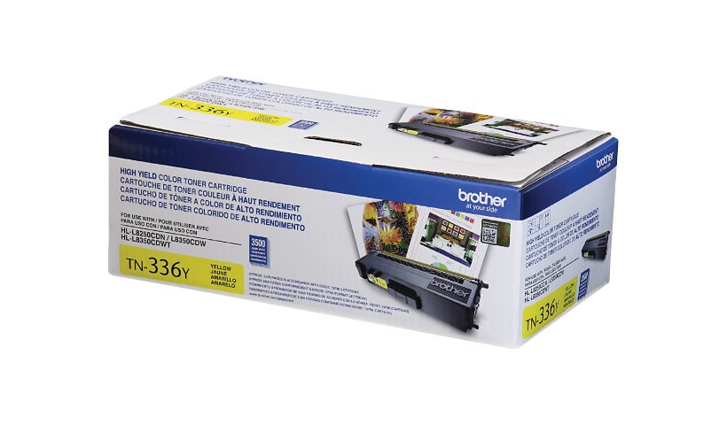 Brother TN336Y - High Yield - yellow - original - toner cartridge