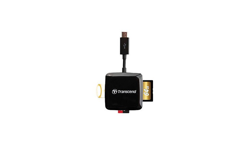 Transcend RDP9 Smart OTG Card Reader - card reader - USB