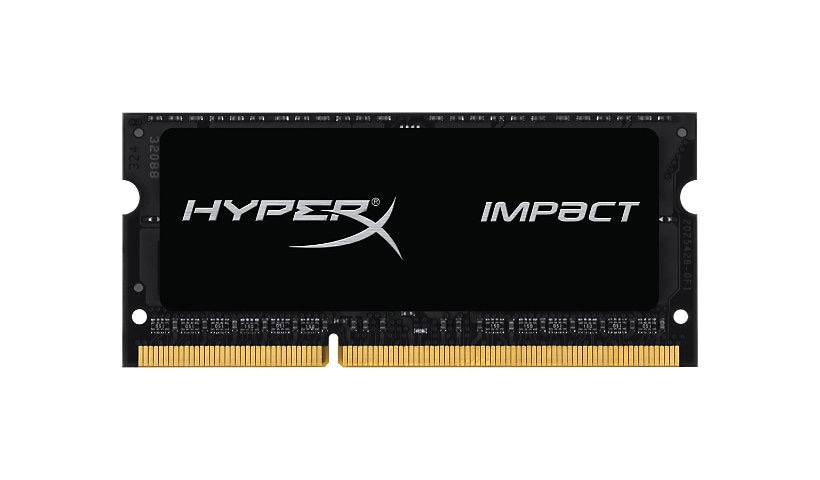 HyperX Impact Black Series - DDR3L - 8 GB - SO-DIMM 204-pin - unbuffered