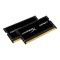 HyperX Impact Black Series - DDR3L - 8 GB: 2 x 4 GB - SO-DIMM 204-pin - unb
