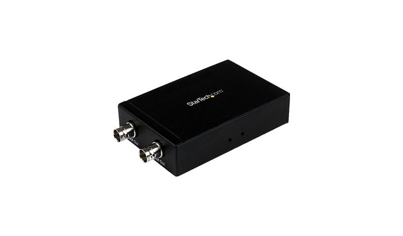 StarTech.com HDMI to SDI Converter - HDMI to 3G SDI Adapter with Dual SDI Output - HDMI to SDI Audio/Video Adapter -